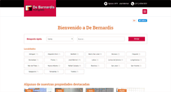 Desktop Screenshot of debernardisprop.com.ar